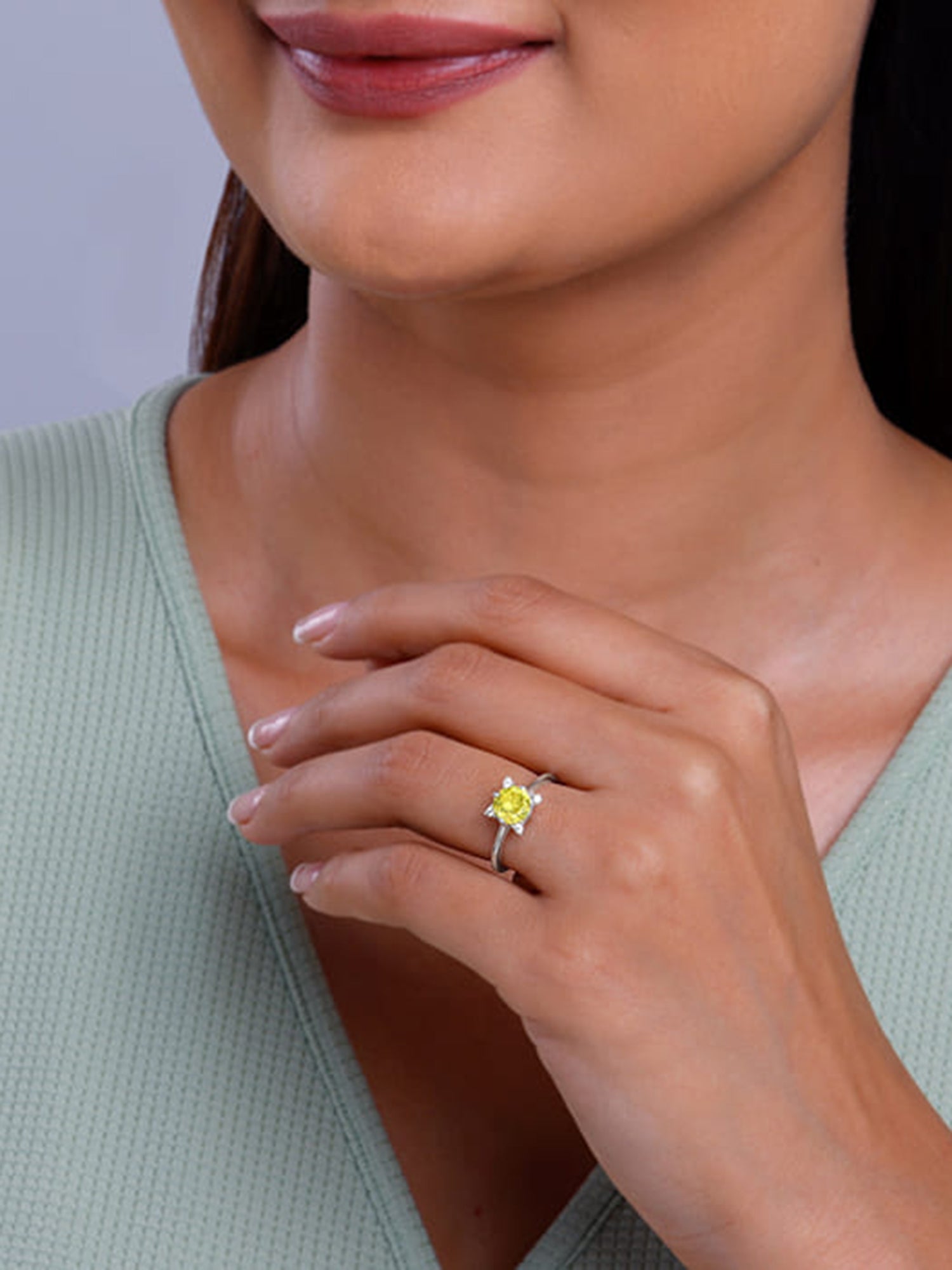 Silver Brightest Sparkle Ring