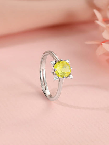 Silver Brightest Sparkle Ring