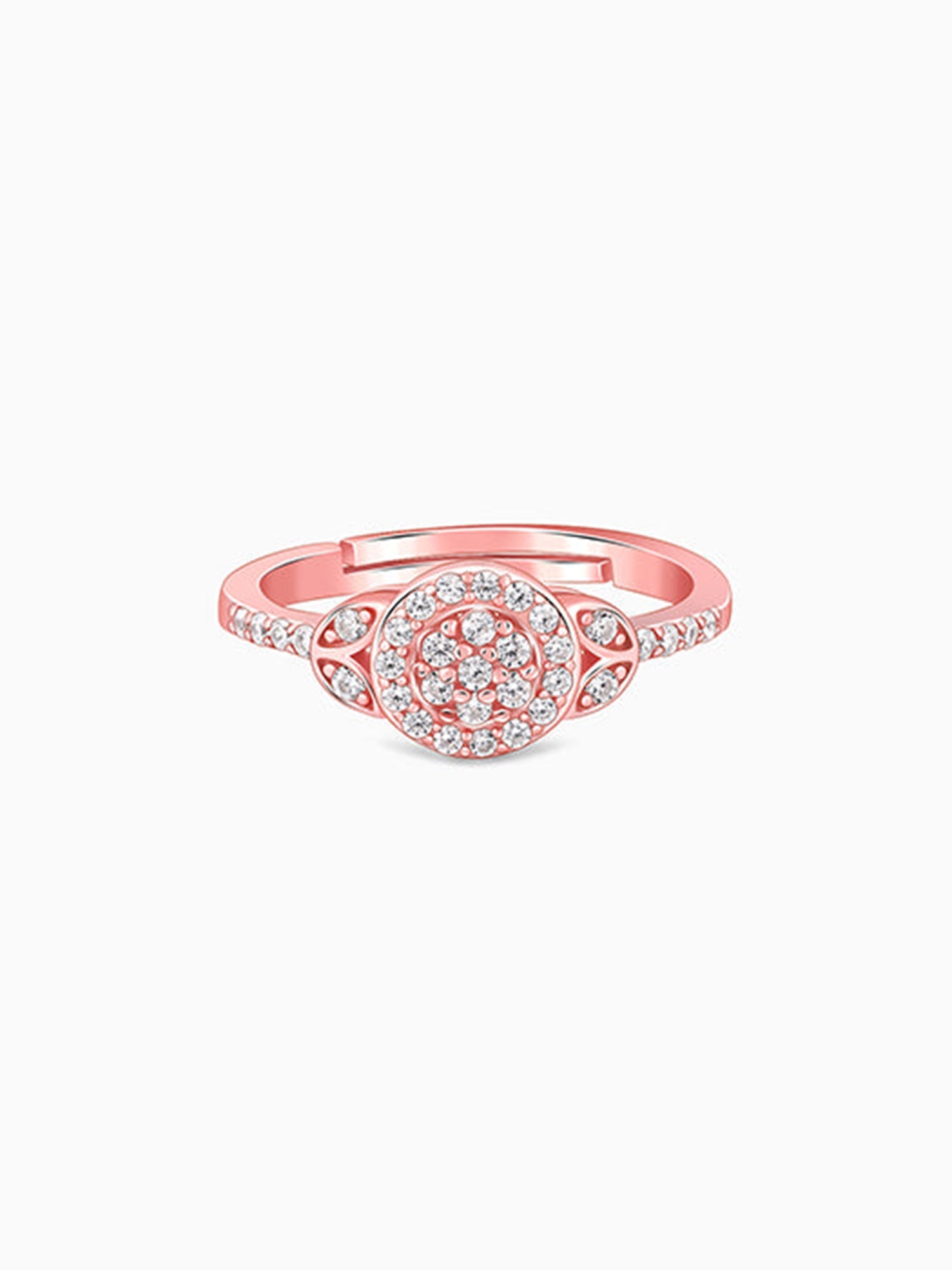 Rose Gold Sparkle-filled Ring