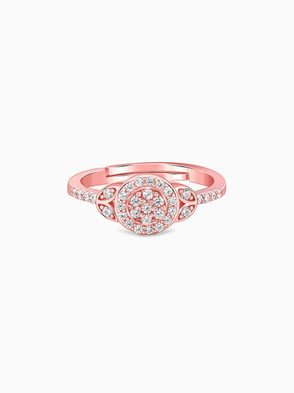 Rose Gold Sparkle-filled Ring