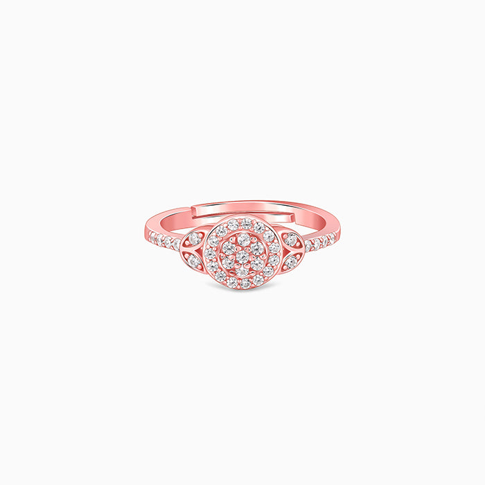 Rose Gold Sparkle-filled Ring - Image 1