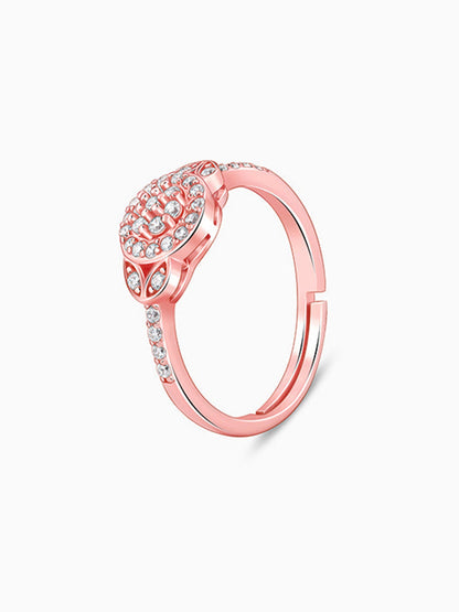 Rose Gold Sparkle-filled Ring