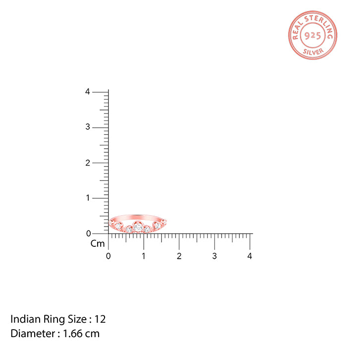 Rose Gold Gleam Ring - view 5