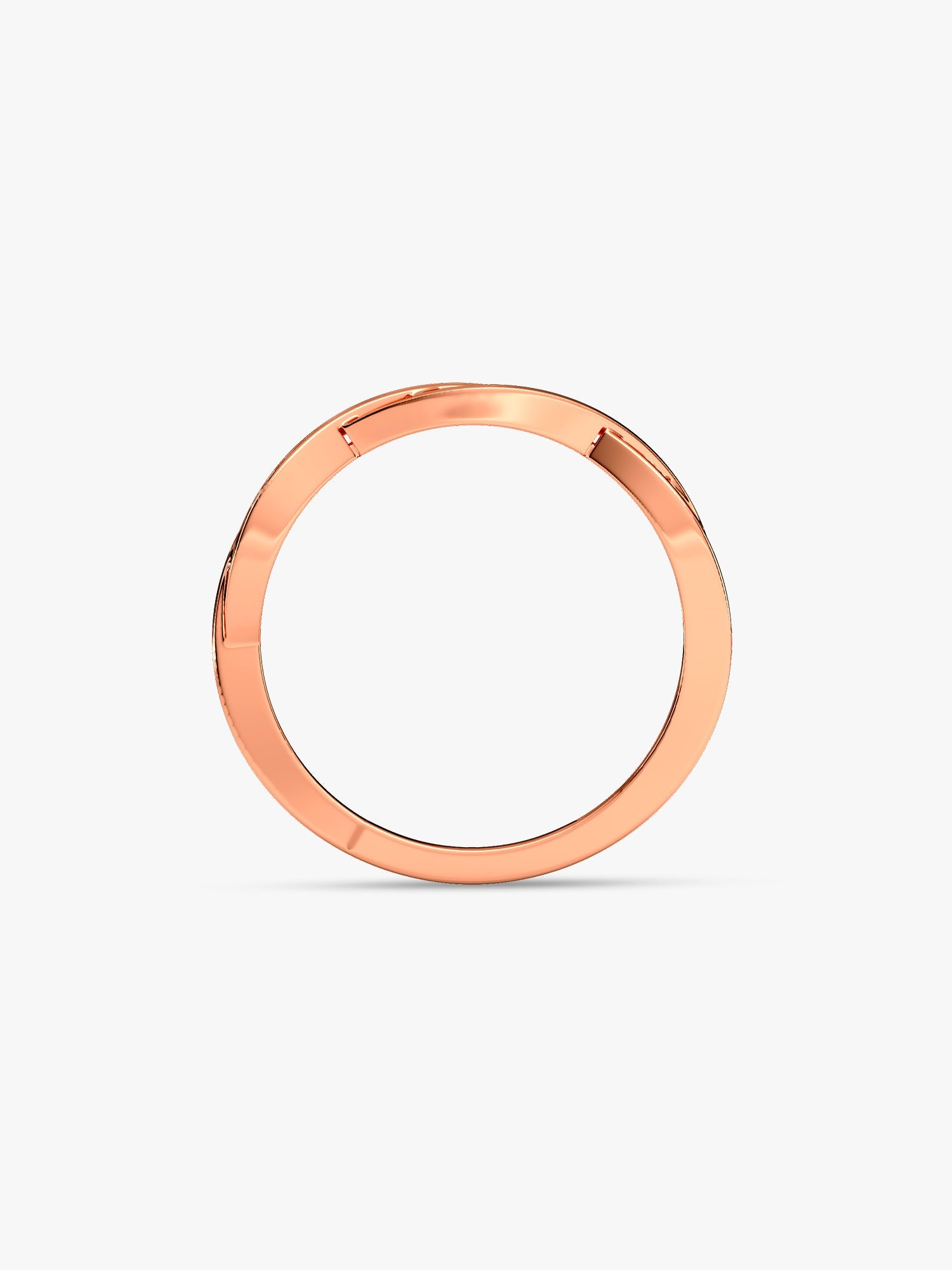 Kriti Sanon Rose Gold Sparkling Spiral Ring