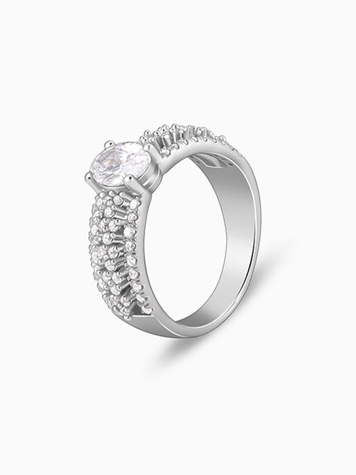 Silver Queen of Hearts Ring