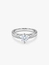 Silver Love Me More Ring