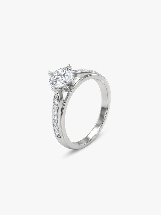 Silver Love Me More Ring