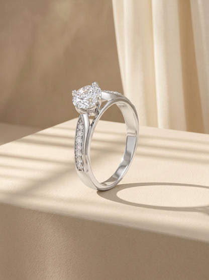 Silver Love Me More Ring