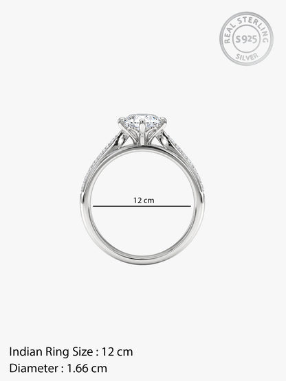 Silver Love Me More Ring