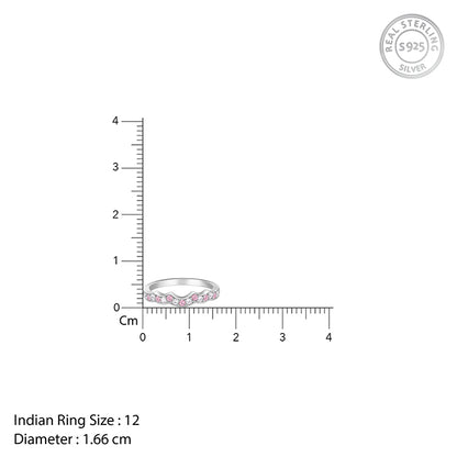 Silver Steps of Love Ring