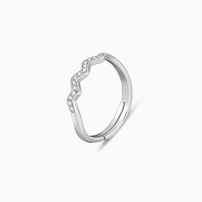 Silver Zigzag Ring