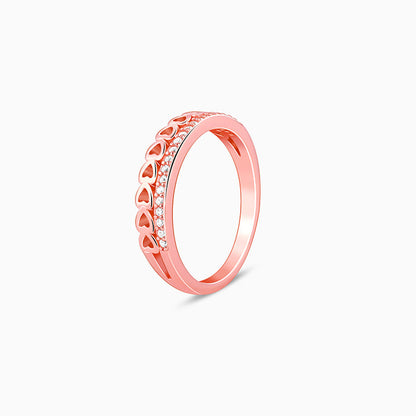 Rose Gold Spark Romance Ring