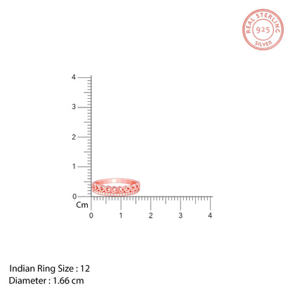 Rose Gold Spark Romance Ring