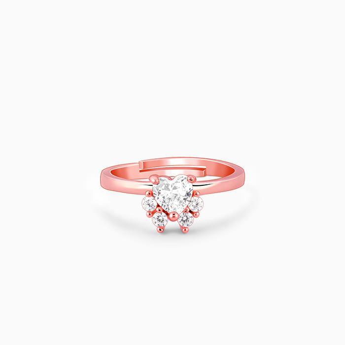Rose Gold Divine Lotus Ring - Image 1