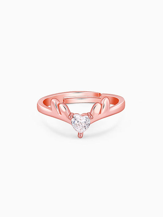 Rose Gold Elegant Deer Ring