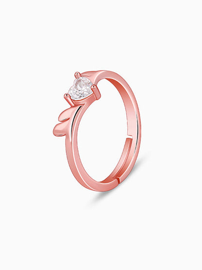 Rose Gold Elegant Deer Ring