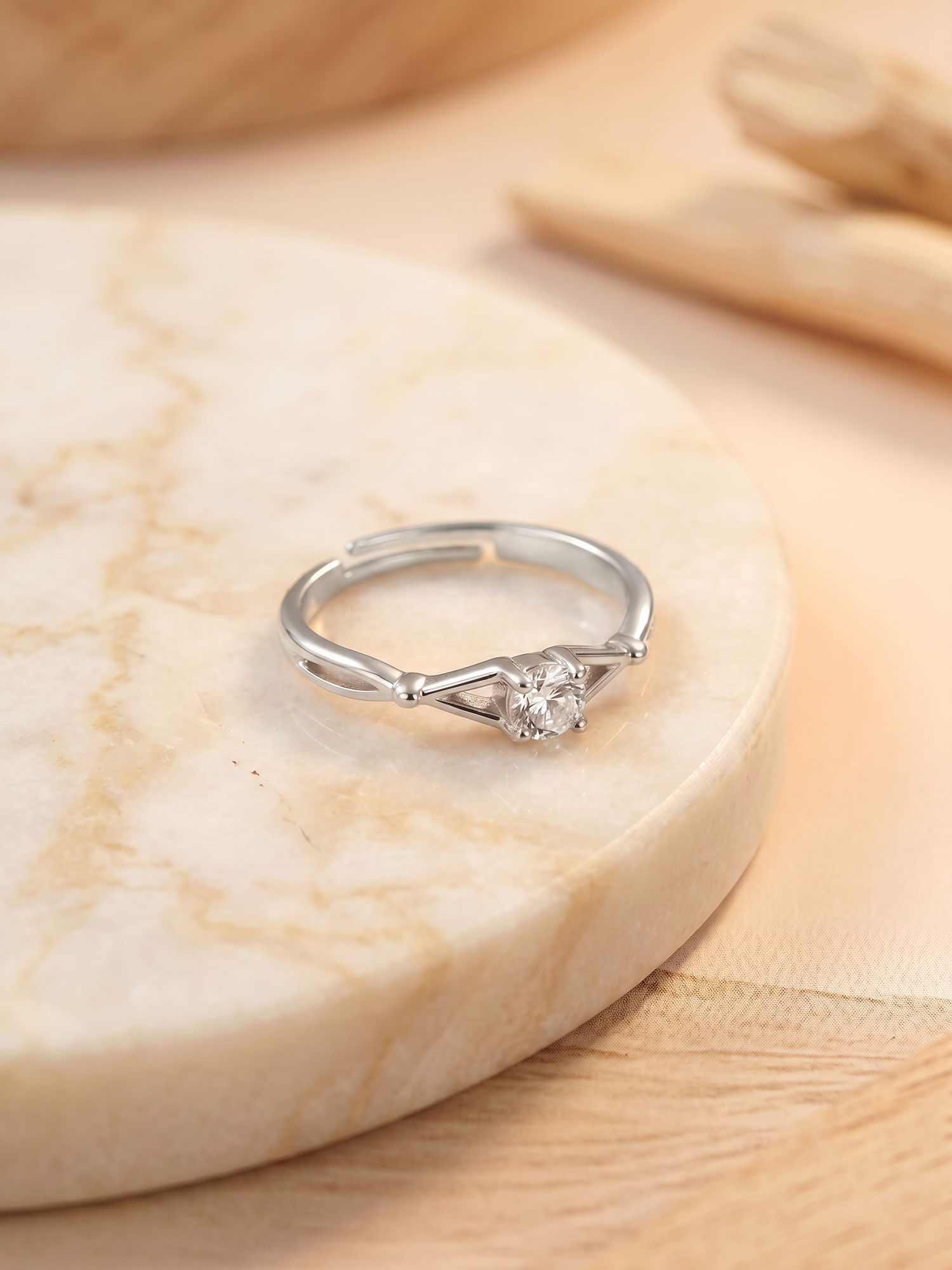 Silver Dainty Darling Ring