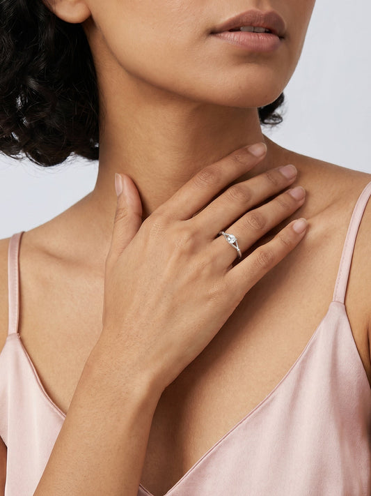Silver Dainty Darling Ring