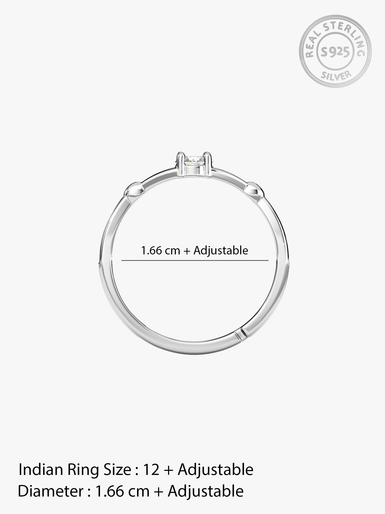 Silver Dainty Darling Ring
