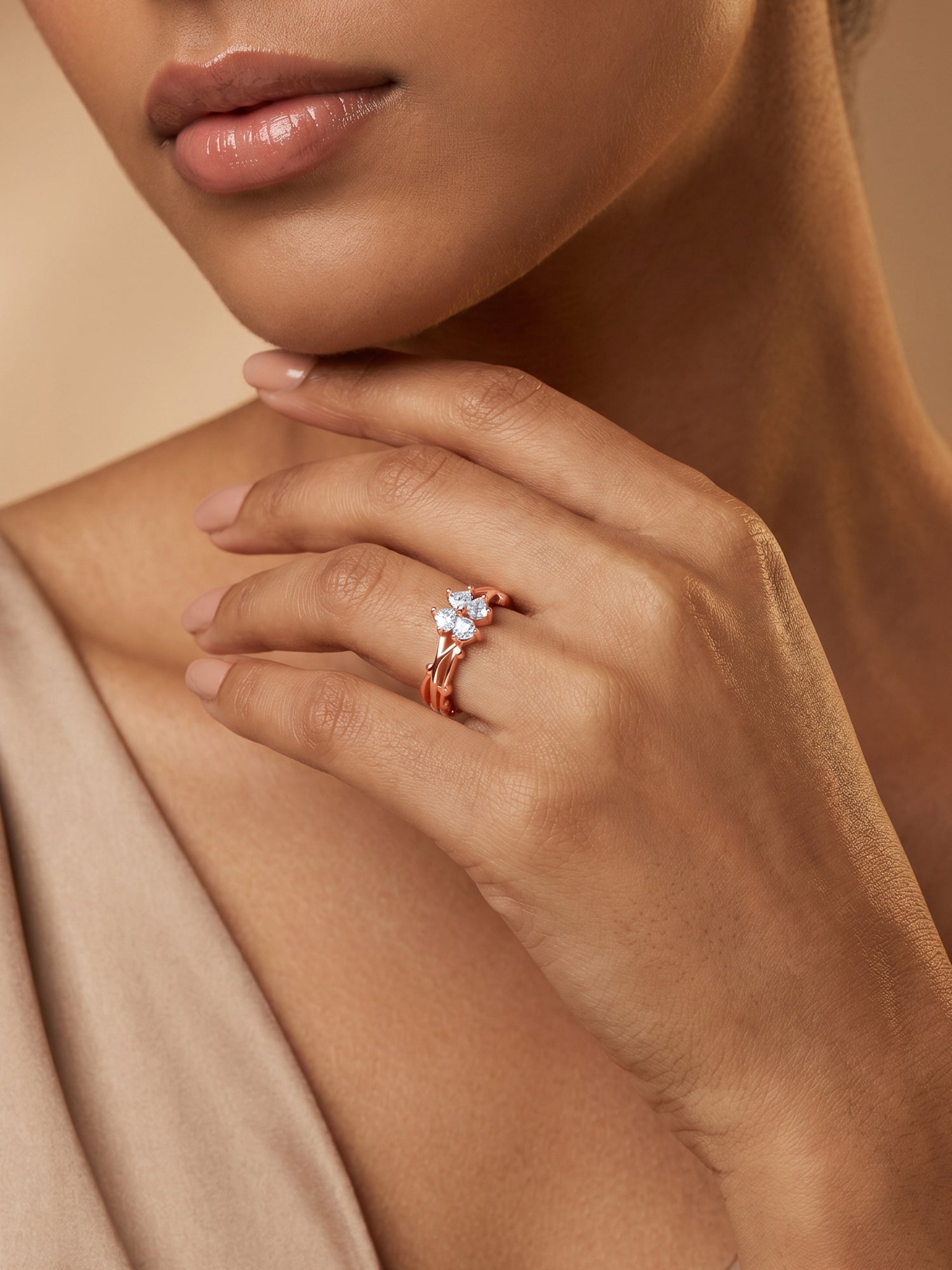Rose Gold When We Met Ring