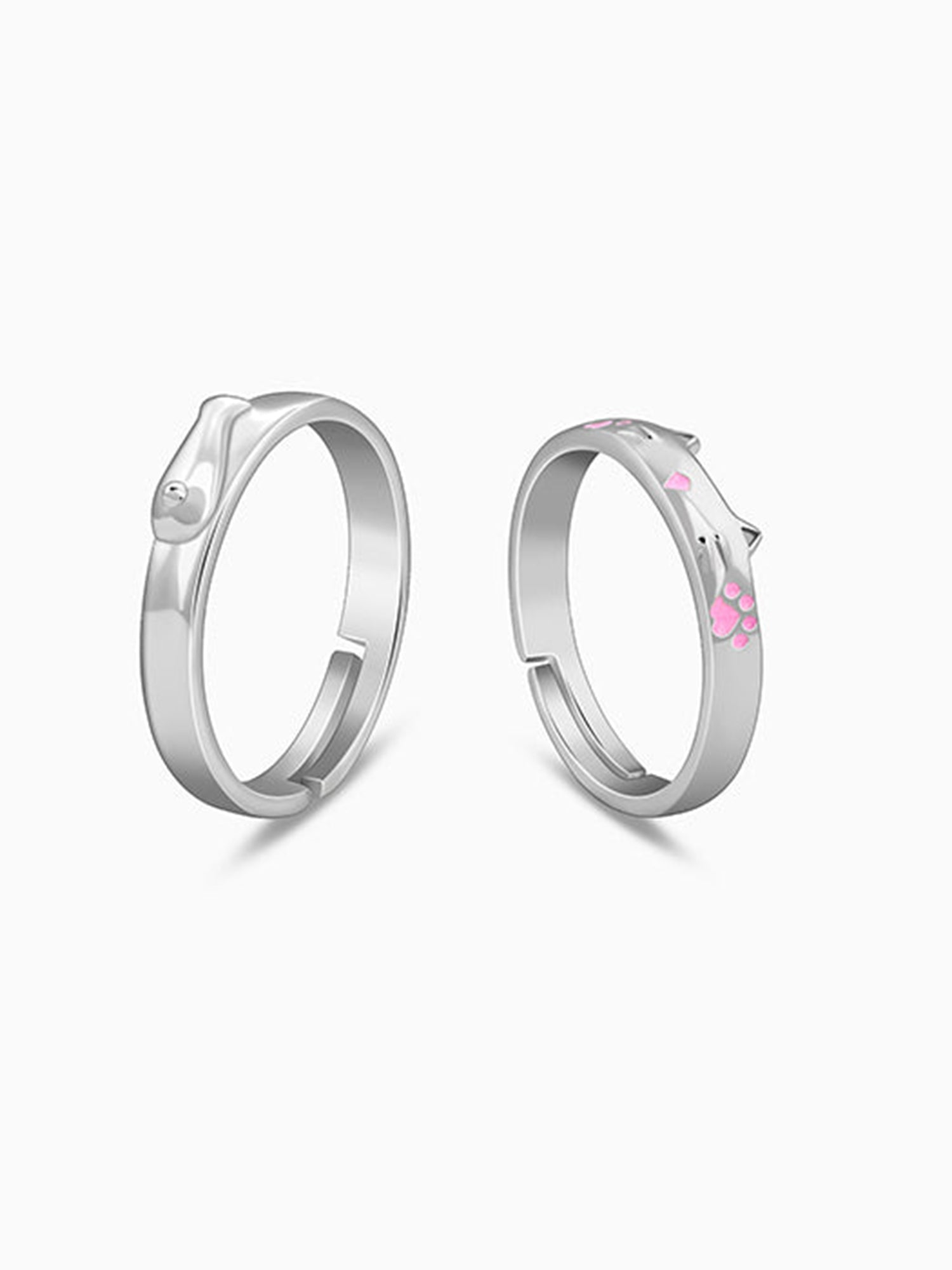 Silver Cat Parents Couple Bands