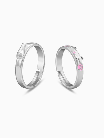 Silver Cat Parents Couple Bands