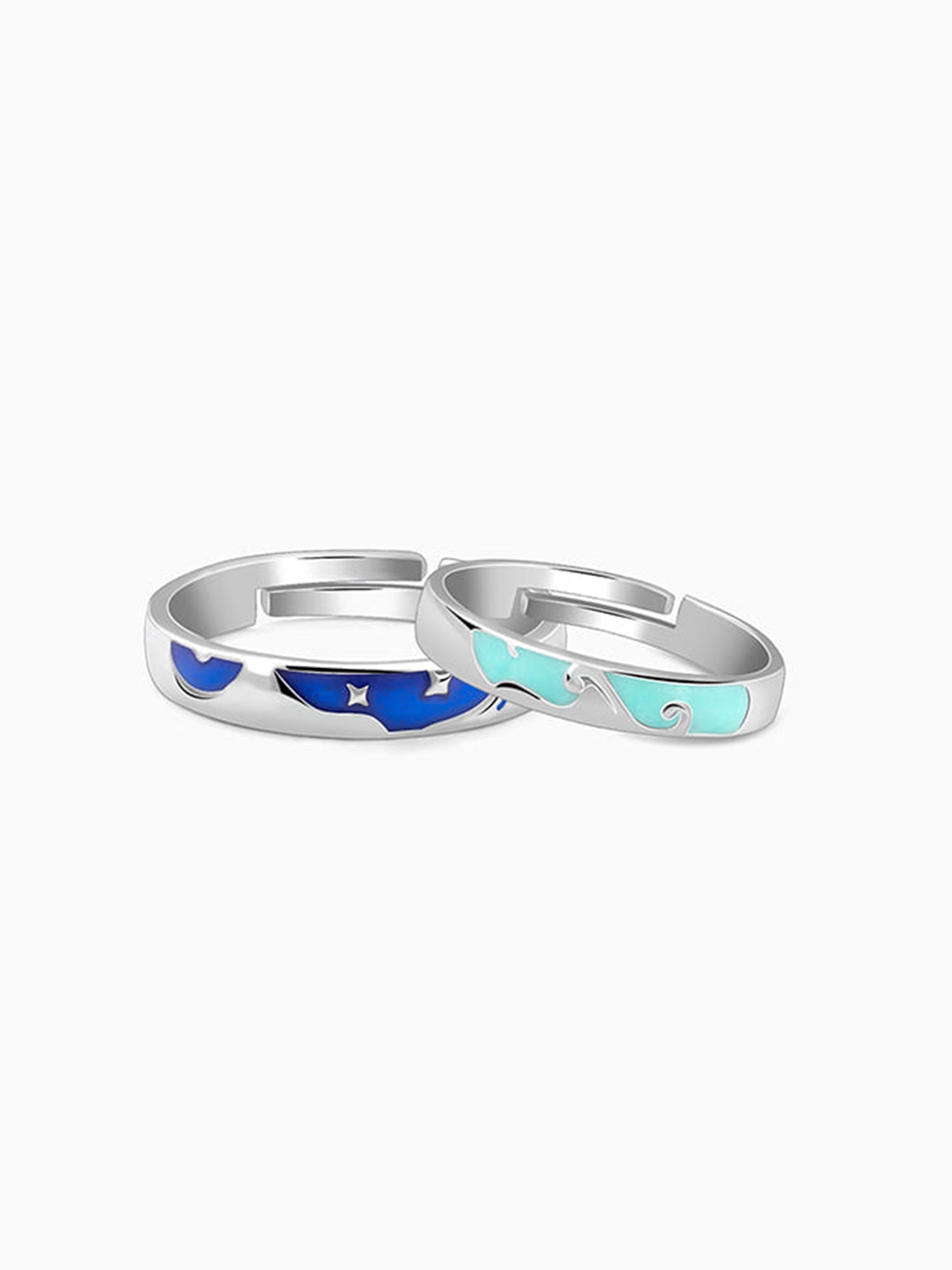Silver Ecstasy Couple Bands