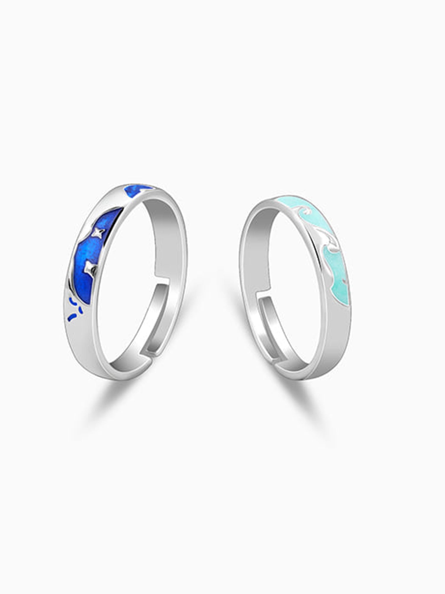 Silver Ecstasy Couple Bands