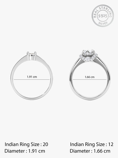Silver Power Pair Couple Bands