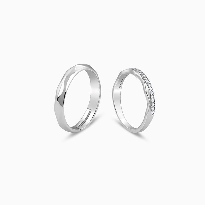 Silver Forever Us Couple Bands - view 4