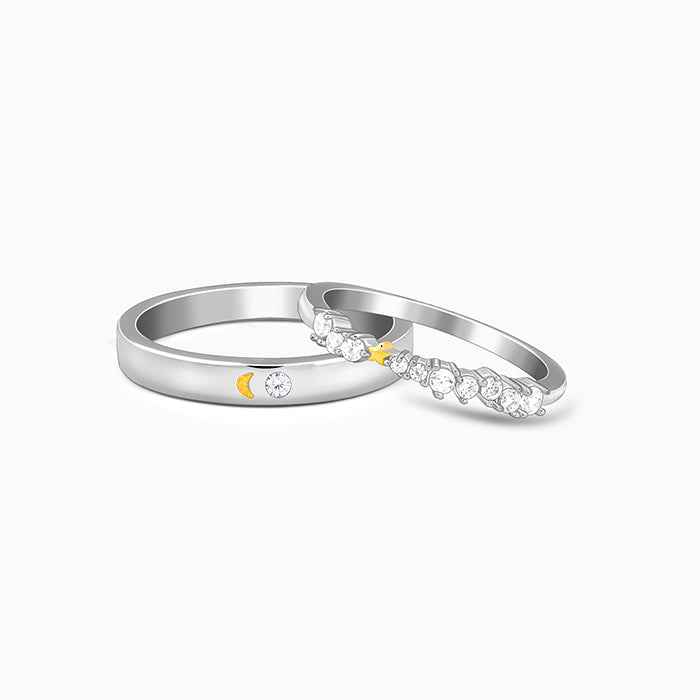 Dual Tone Longing Couple Bands - Image 1
