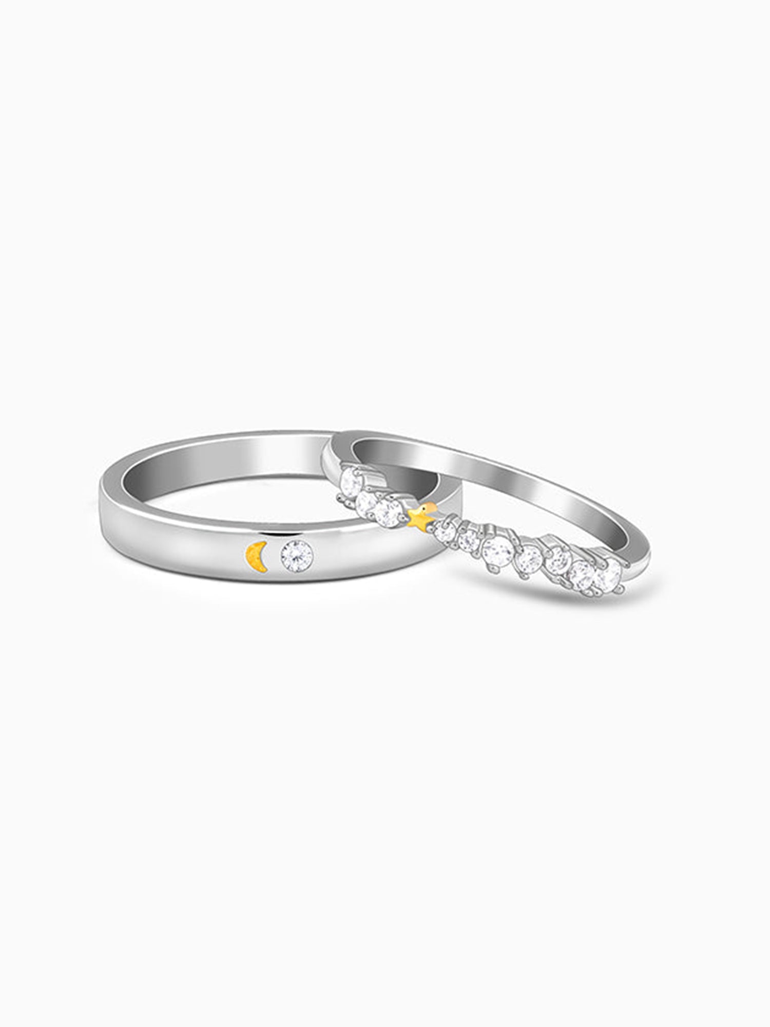 Dual Tone Longing Couple Bands