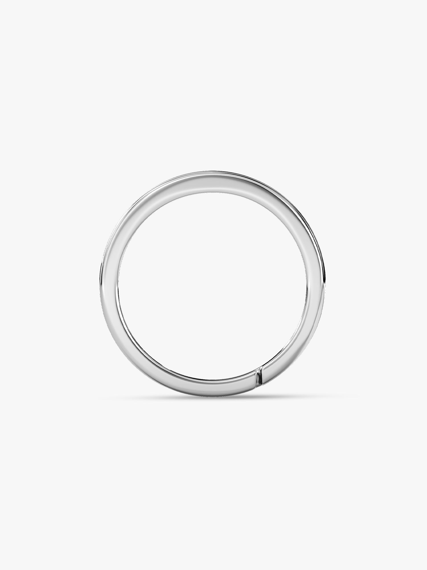 Silver Classic Minimal Ring For Him