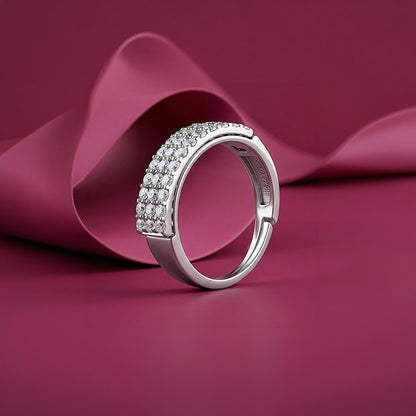 Silver Playful Flip Ring (Size 12)