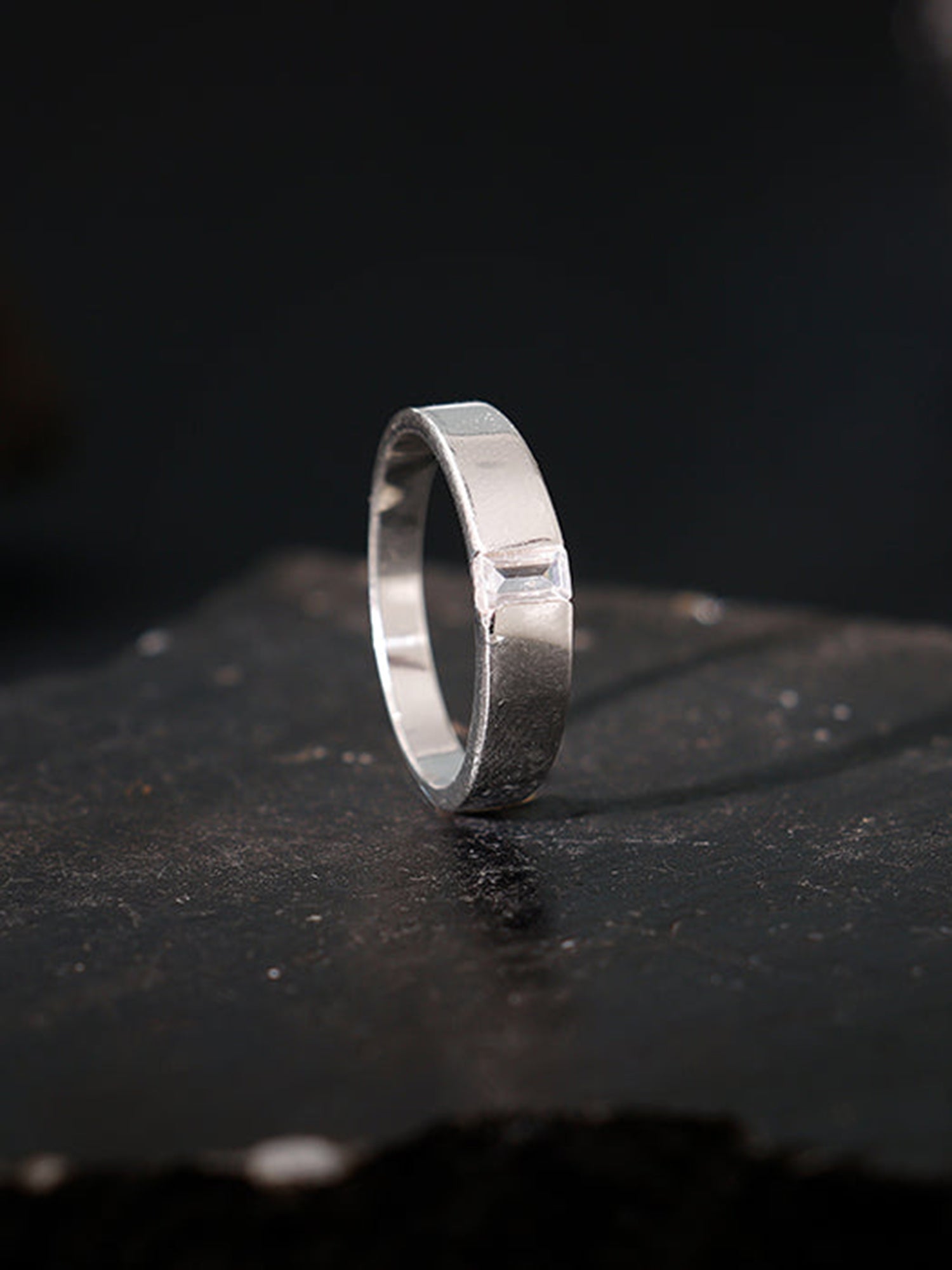 Silver Blaze Ring for Him