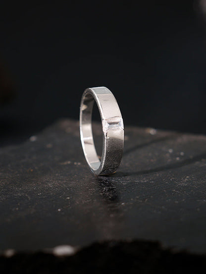 Silver Blaze Ring for Him