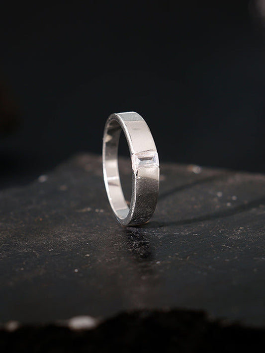 Silver Blaze Ring for Him