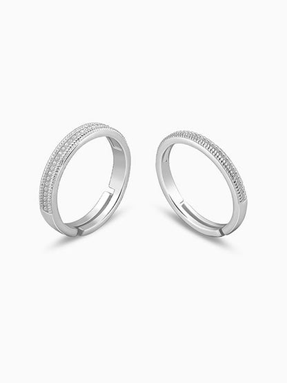 Silver Soulmates Couple Bands