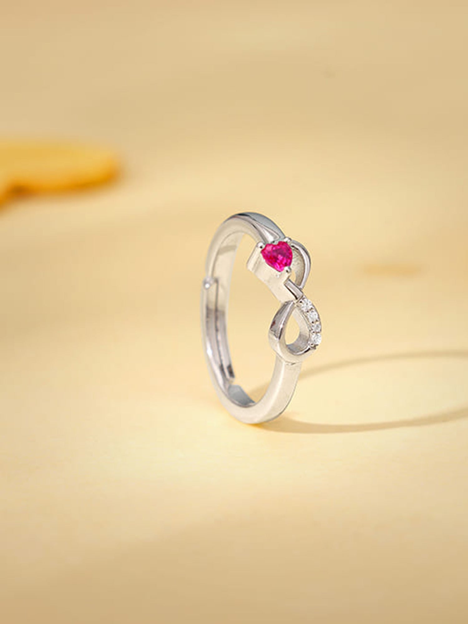 Silver Loving Eternity Ring