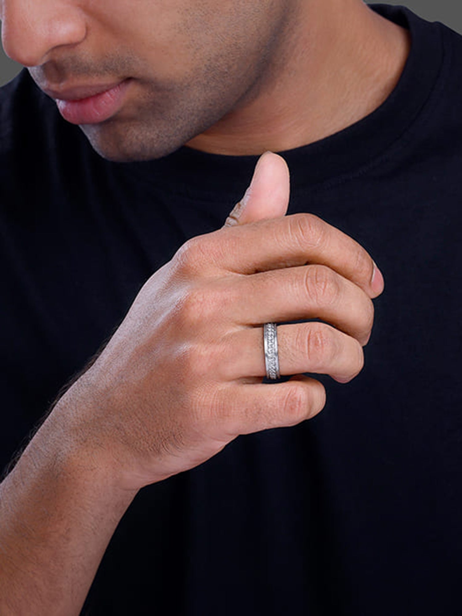 Silver Imperium Ring For Him