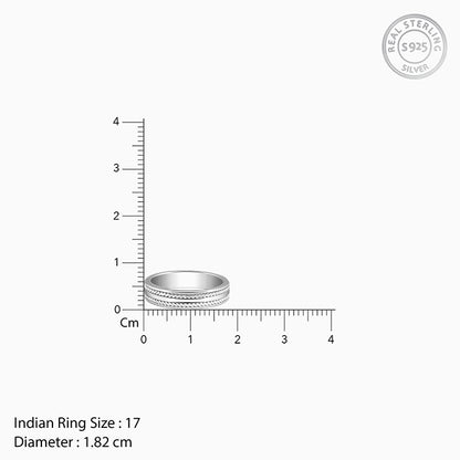 Silver Inferno Ring For Him