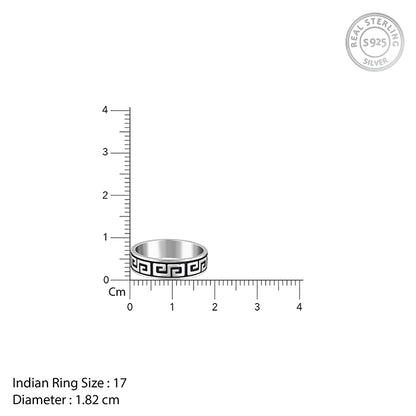 Oxidised Silver Ultimate Drip Ring For Him