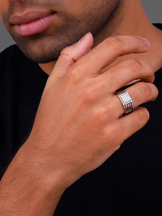 Silver Master Class Ring For Him