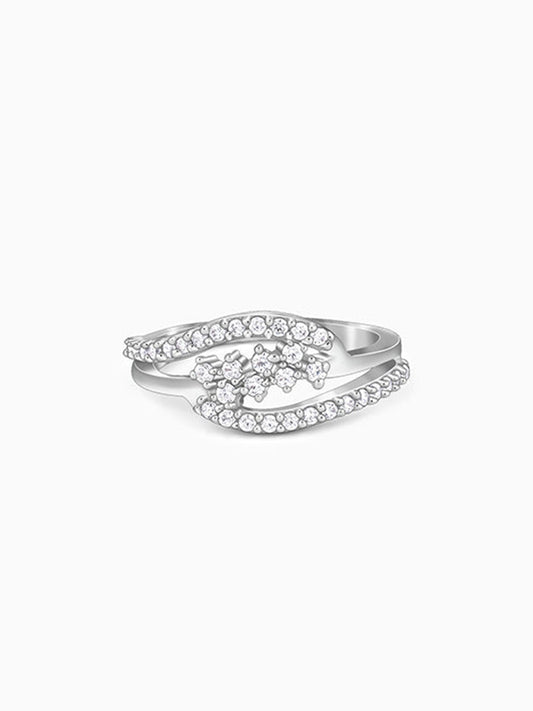 Silver Look Fab Ring