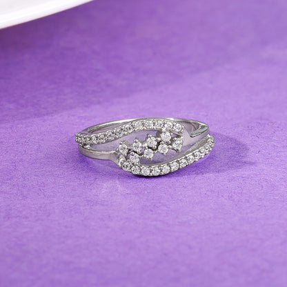 Silver Look Fab Ring