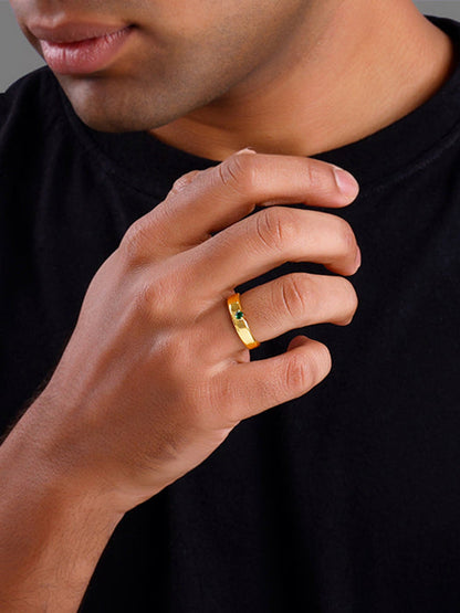 Golden Saṃta Ring For Him