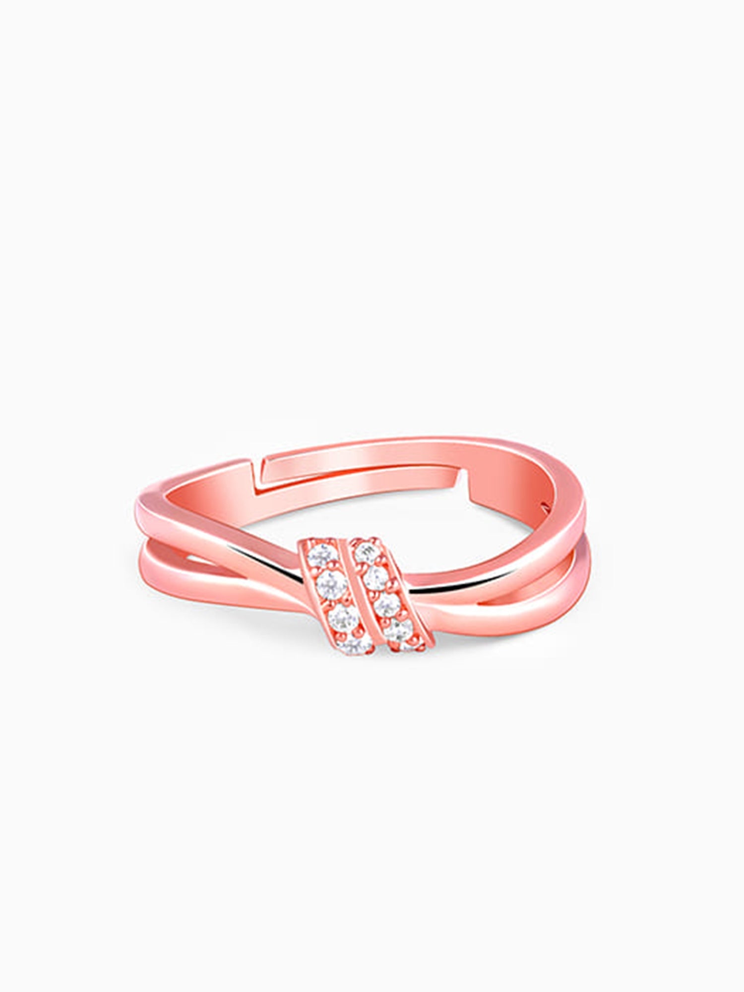 Kriti Sanon Rose Gold Promise Knot Ring