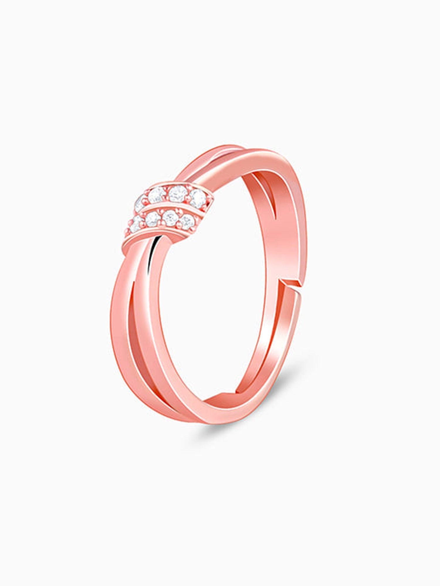 Kriti Sanon Rose Gold Promise Knot Ring