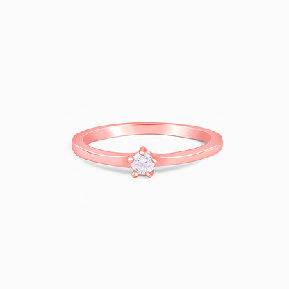 Rose Gold Square Cluster Ring