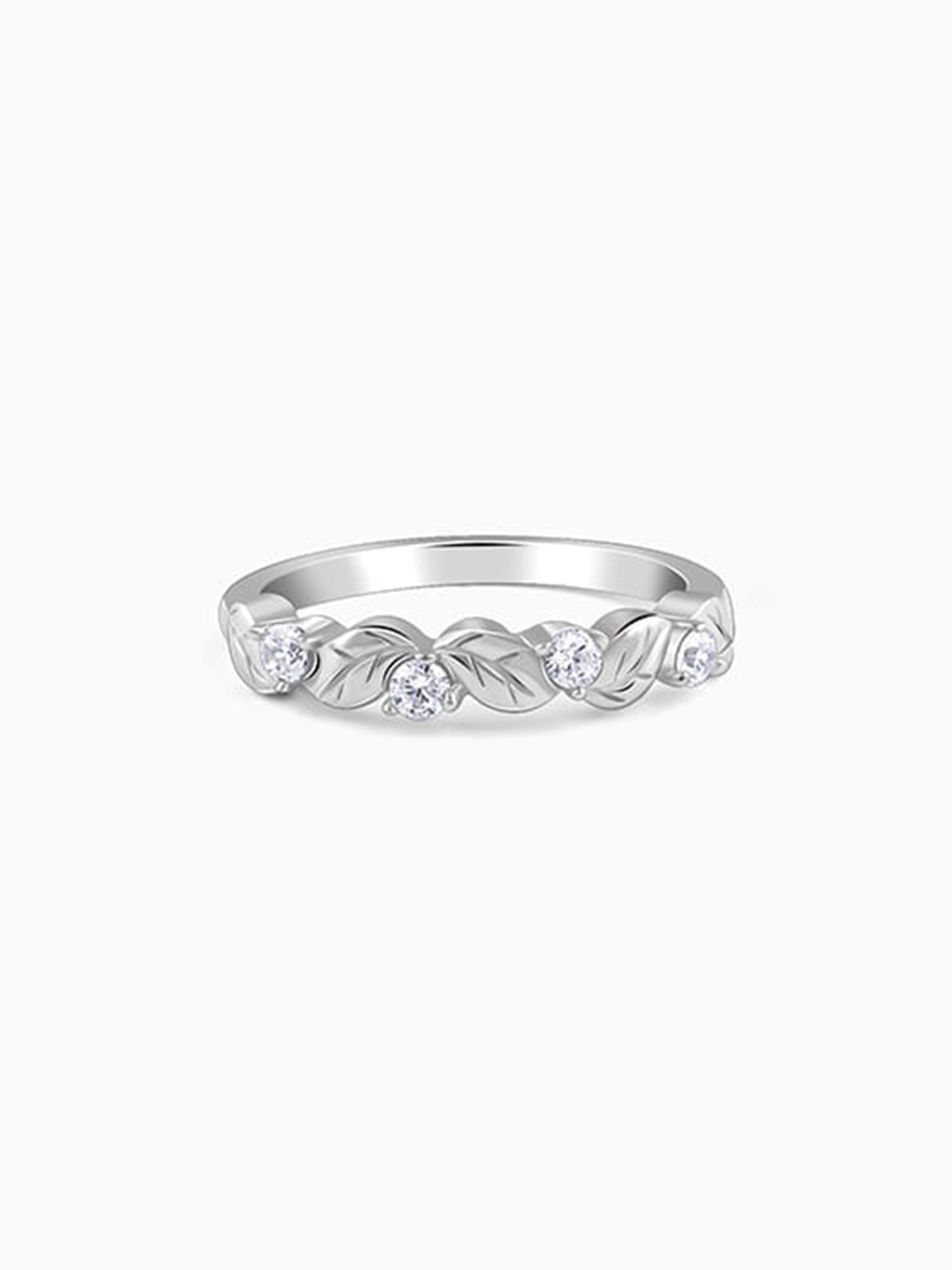 Silver Minimalist Wreath Ring
